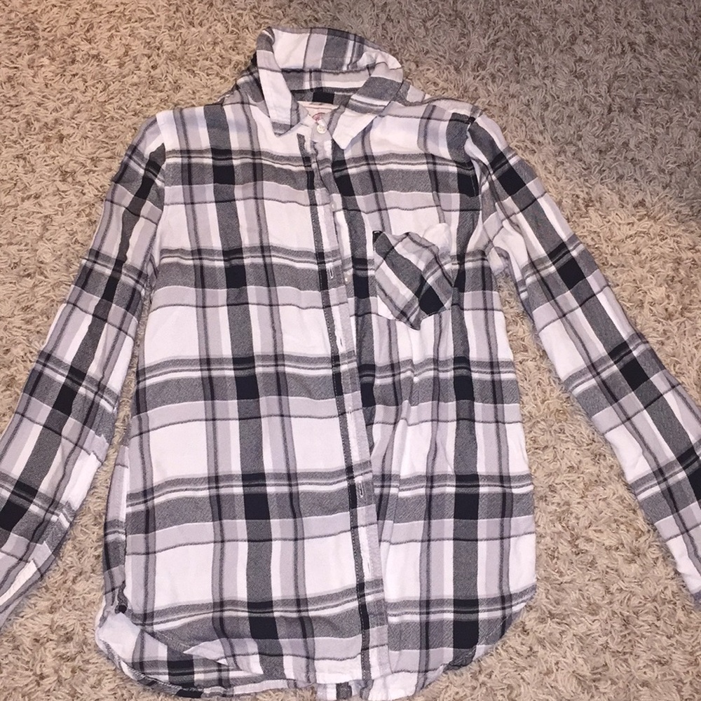 Black and white flannel